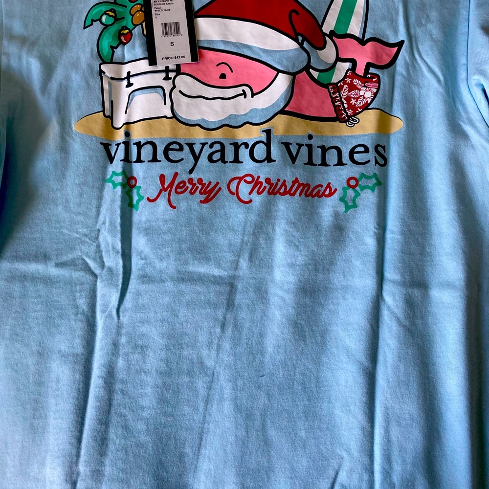 Vineyard vines men’s holiday t shirt Size small
